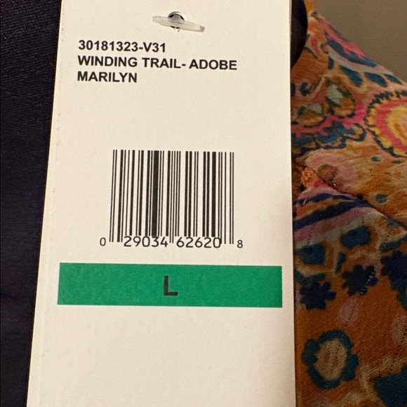 Paisley Print Orange Kimono - Picture 11 of 11